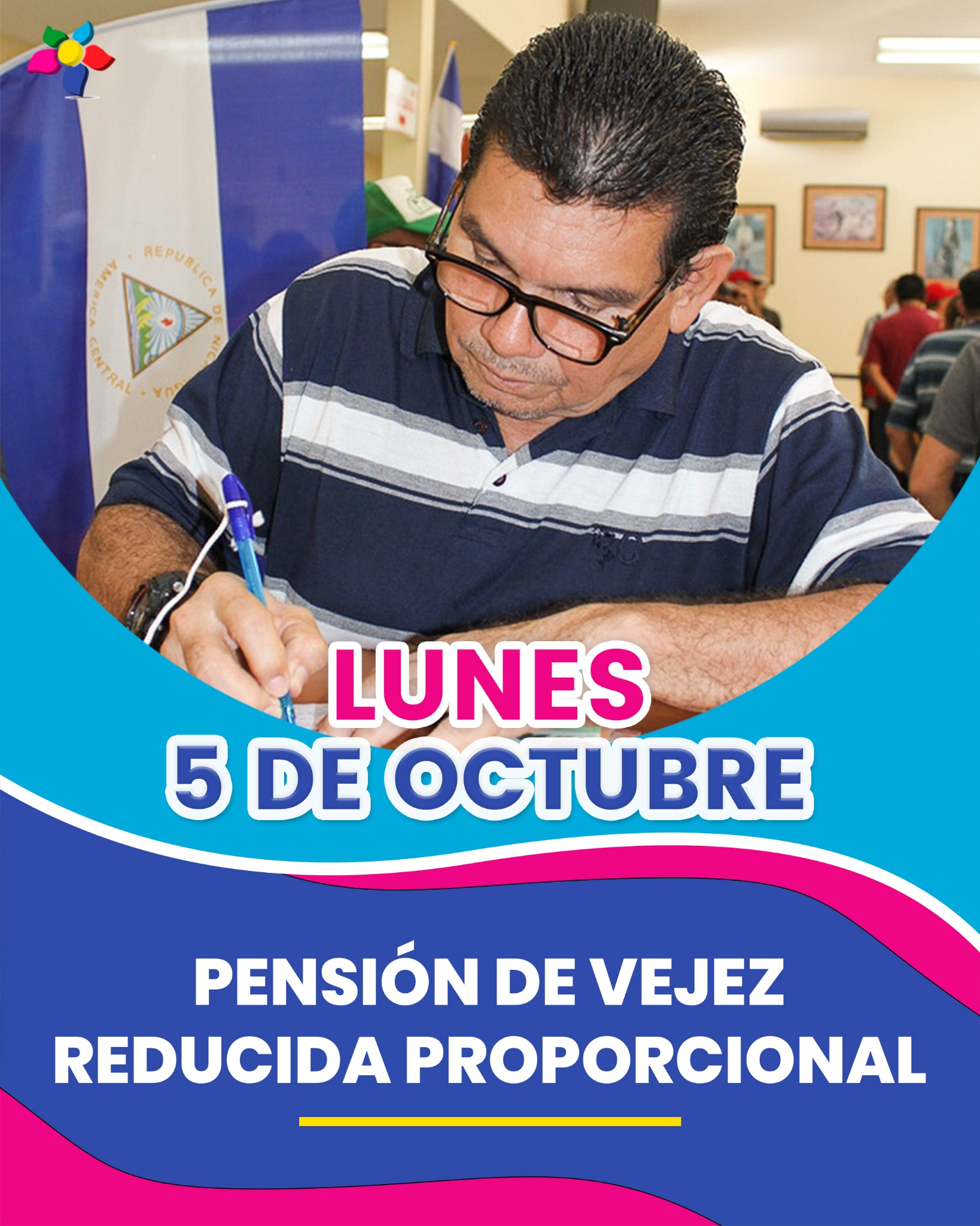 Pensión de Vejez Reducida Proporcional: lunes 5 de octubre